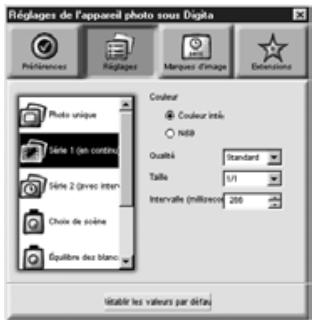 MINOLTA DIMAGE EX - Régler les modes de prises de vues - 2