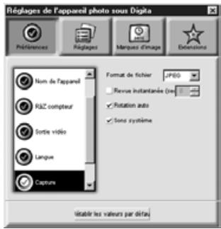 MINOLTA DIMAGE EX - Régler le compteur d'images. - 3