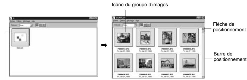 MINOLTA DIMAGE EX - Double-cliquez sur l'icône du groupe d'images. - 1