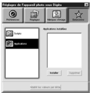 MINOLTA DIMAGE EX - Chargement d'application vers la carte compactflash - 2
