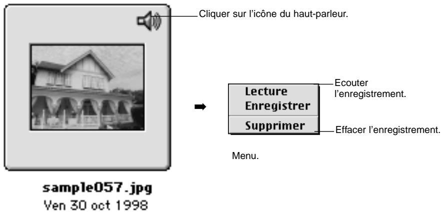 MINOLTA DIMAGE EX - Cliquer sur l'icône de haut-parleur pour visualiser le menu - 1