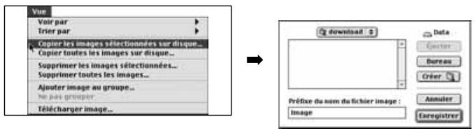 MINOLTA DIMAGE EX - Utiliser le menu de visionnage pour sélectionner des images déjà copiées. - 1
