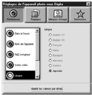 MINOLTA DIMAGE EX - Régler le compteur d'images. - 2