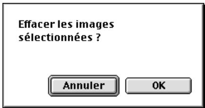 MINOLTA DIMAGE EX - Dans le menu d'édition, sélectionner effacer (macintosh: effacer les images sélectionnées... dans le menu de visionnage). - 2