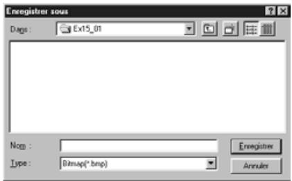 MINOLTA DIMAGE EX - Sélectionner enregistrer sous dans le menu fichier. - 1