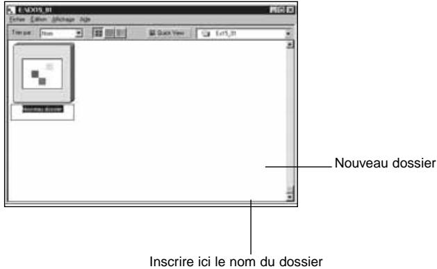 MINOLTA DIMAGE EX - Créer un nouveau dossier - 2