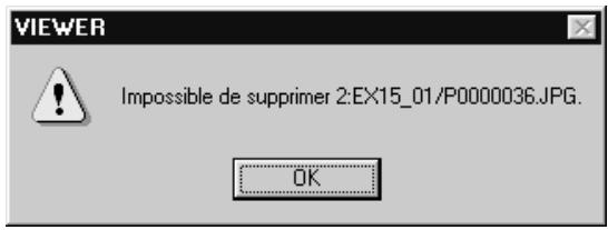 MINOLTA DIMAGE EX - Cliquer sur oui (macintosh : OK) pour effacer les images - 1