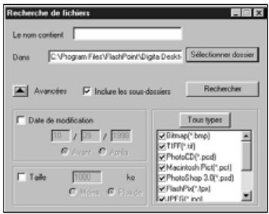 MINOLTA DIMAGE EX - Préciser le nom du fichier ou du répertoire choisi dans la fenêtre de recherche des fichiers. - 2