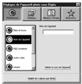 MINOLTA DIMAGE EX - Changer les réglages de l'appareil - 2