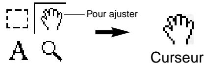 MINOLTA DIMAGE EX - Cliquer sur l'icone de la main dans la palette d'outils. - 1