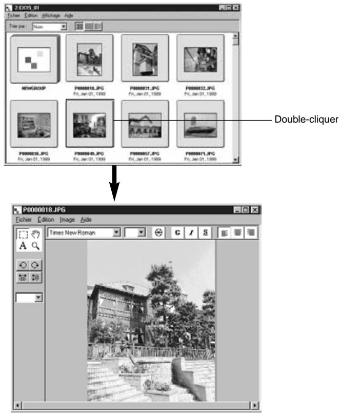 MINOLTA DIMAGE EX - Double-cliqueur sur l'image souhaitée - 1