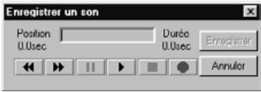 MINOLTA DIMAGE EX - Cliquer sur l'icône du microphone en haut et à droite de la diapo puis sélectionner enregistrer dans le menu déroulant. - 3