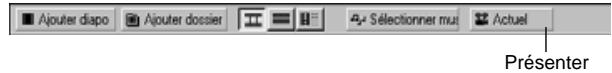 MINOLTA DIMAGE EX - Sélectionner présenter diaporama dans le menu diaporama. - 2