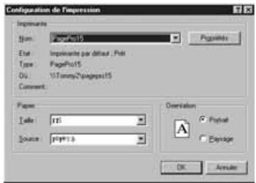 MINOLTA DIMAGE EX - Sélectionner imprimer dans le menu fichier. - 1