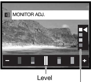 MINOLTA DIMAGE G600 - Adjusting the monitor - 7