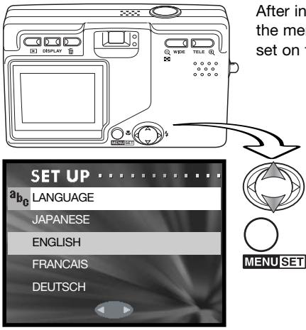 MINOLTA DIMAGE G600 - Setting the language, date, and time - 1