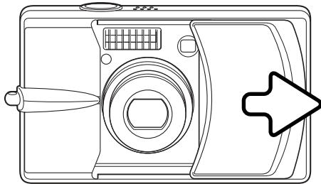 MINOLTA DIMAGE G600 - Turning the camera on and off - 1