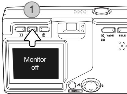 MINOLTA DIMAGE G600 - Display button - Recording mode - 3
