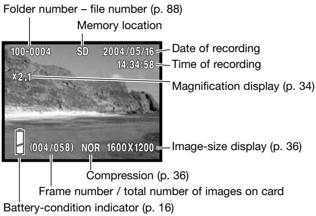 MINOLTA DIMAGE G600 - Single-frame playback display - 1