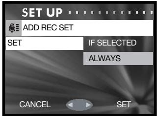 MINOLTA DIMAGE G600 - Add audio recording setup - 3