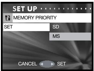 MINOLTA DIMAGE G600 - Memory priority - 2