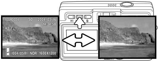 MINOLTA DIMAGE G600 - Display button - Playback - 1