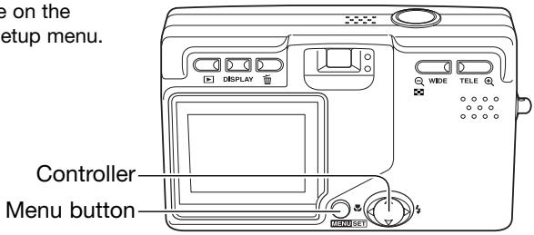 MINOLTA DIMAGE G600 - Navigating the recording menu - 5