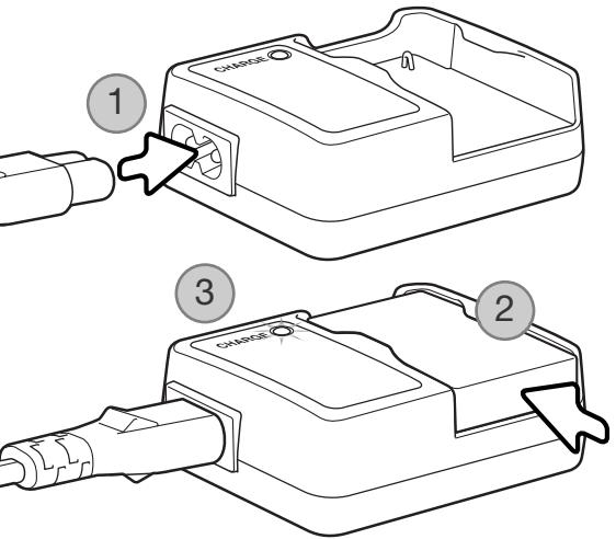 MINOLTA DIMAGE G600 - Charging the battery - 1