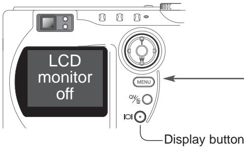 MINOLTA DIMAGE S414 - DISPLAY BUTTON - RECORDING MODE - 5