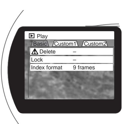MINOLTA DIMAGE S414 - NAVIGATING THE PLAYBACK-MODE MENU - 6