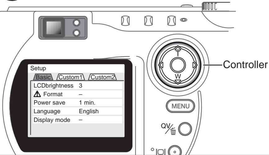 MINOLTA DIMAGE S414 - SETTING THE DATE AND TIME - 3