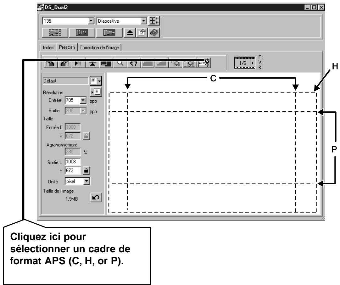MINOLTA DIMAGE SCAN DUAL II AF-282OU - Pour agrandir ou réduire la zone de recadrage... - 4