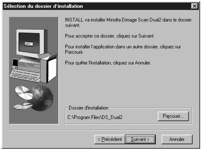MINOLTA DIMAGE SCAN DUAL II AF-282OU - Cliquez sur parcourir pour sélectionner un autre répertoire... - 1