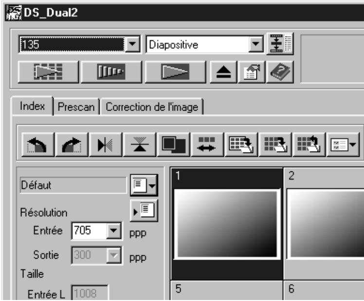 MINOLTA DIMAGE SCAN DUAL II AF-282OU - Cliquez sur dans la zone de commande. - 1