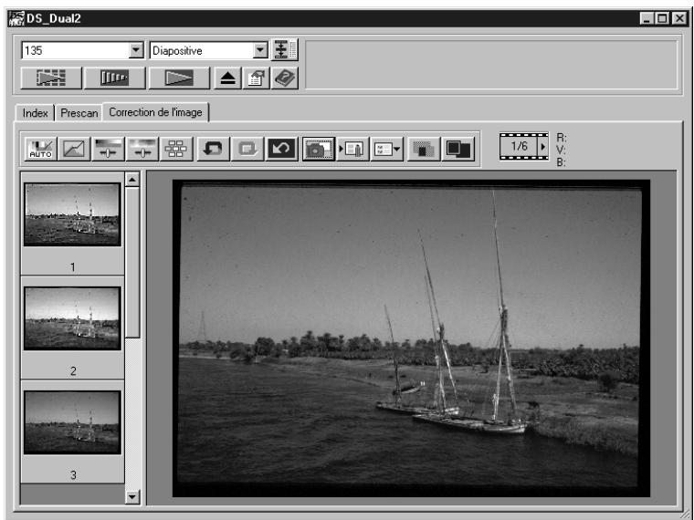 MINOLTA DIMAGE SCAN DUAL II AF-282OU - Cliquez sur l'imagette de la zone instantané. - 1