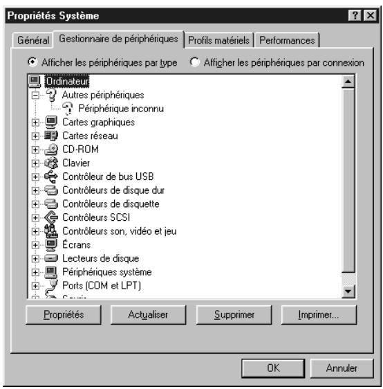 MINOLTA DIMAGE SCAN DUAL II AF-282OU - Dimage scan dual II n'apparaît pas dans le gestionnaire de périphériques. - 1