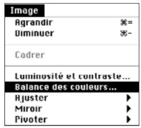 MINOLTA DIMAGE V - Réglage de la balance couleur - 1