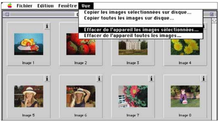 MINOLTA DIMAGE V - Suppression sélective d'images - 1