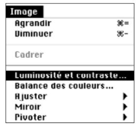 MINOLTA DIMAGE V - Réglage de la luminosité et du contraste - 1