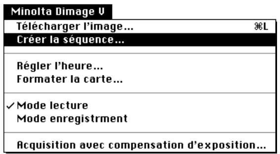 MINOLTA DIMAGE V - Intervallométrie - 1