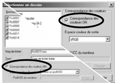 MINOLTA DIMAGE X - Utilisation des profils ICC de l'écran - 2