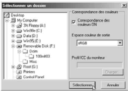 MINOLTA DIMAGE X - Charger toutes les images d'un dossier - 2