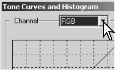 MINOLTA DIMAGE X - Utilisation de la courbe de transfert - 1