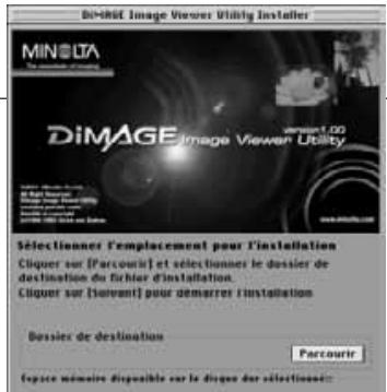 MINOLTA DIMAGE X - Installation du diimage image viewer utility – windows - 7