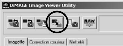 MINOLTA DIMAGE X - Redimensionner une image avant de l'enregistrer - 1