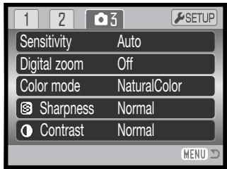 MINOLTA DIMAGE Z10 - MENU ○ - 16