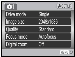 MINOLTA DIMAGE Z10 - MENU ○ - 10