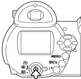MINOLTA DIMAGE Z10 - TURNING ON THE CAMERA AND DISPLAYS - 1