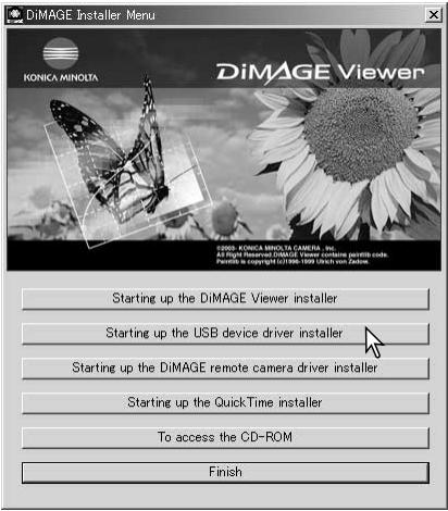 MINOLTA DIMAGE Z10 - CONNECTING TO WINDOWS 98 AND 98 SE - 1