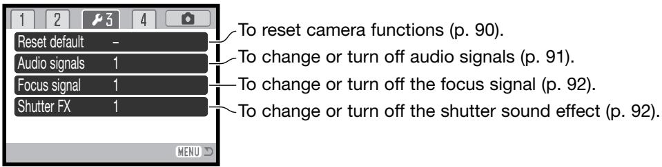 MINOLTA DIMAGE Z10 - NAVIGATING THE SETUP MENU - 10